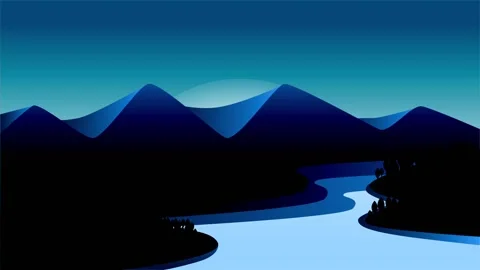 Landscape mountains2 mp4 Stock Footage 146406515