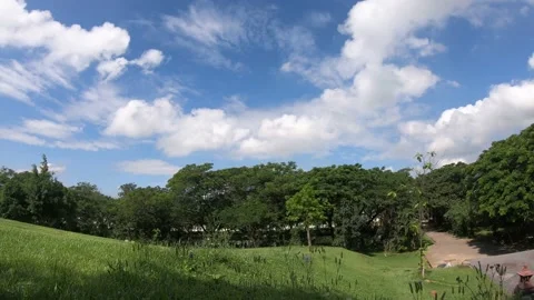 Landscape, the movement of the clouds Stock Footage 142310960