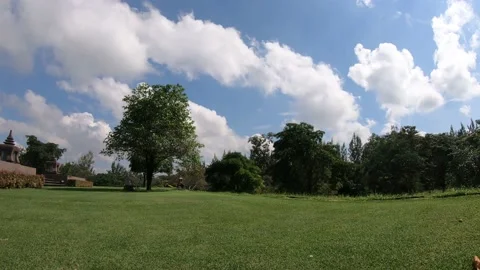 Landscape, the movement of the clouds Stock Footage 142311024