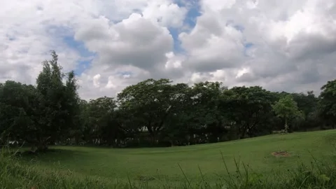 Landscape, the movement of the clouds Stock Footage 142311026