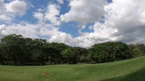 Landscape, the movement of the clouds Stock Footage 142311077