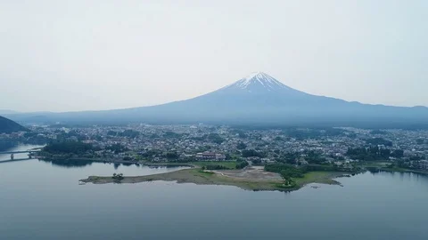 Landscape of Mt. Fuji Stock Footage