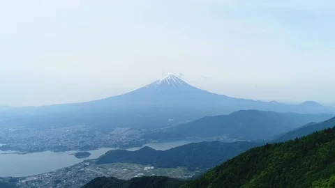 Landscape of Mt. Fuji Stock Footage
