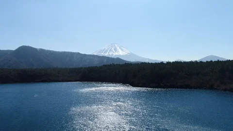 Landscape of Mt. Fuji Stock Footage 87311687