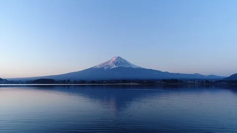 Landscape of Mt. Fuji Stock Footage 88022619