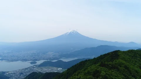 Landscape of Mt. Fuji Stock Footage 88125080