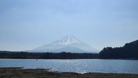 Landscape of Mt. Fuji Stock Footage 88163124