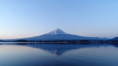 Landscape of Mt. Fuji Stock Footage 88976060