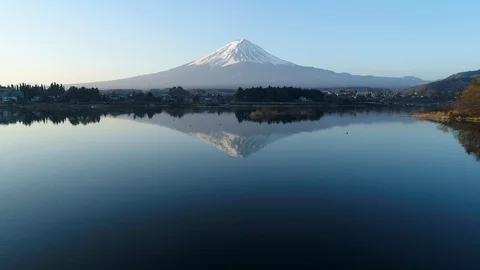 Landscape of Mt. Fuji Stock Footage 90897190