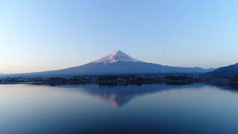 Landscape of Mt. Fuji Stock Footage 92520184