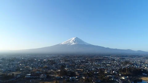 Landscape of Mt. Fuji Stockbeeldmateriaal 92520238