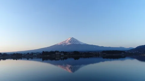 Landscape of Mt. Fuji Stock Footage 93497835