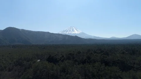 Landscape of Mt. Fuji Video stock 93497899