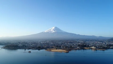 Landscape of Mt. Fuji Stock Footage 94577279