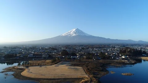 Landscape of Mt. Fuji Vídeos de archivo 94577281