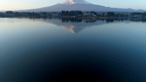 Landscape of Mt. Fuji Stock Footage 94845792