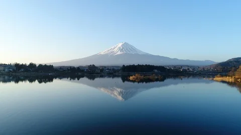 Landscape of Mt. Fuji Stock Footage 94845811