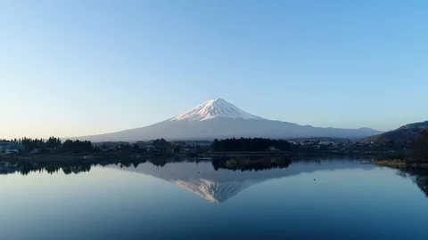 Landscape of Mt. Fuji Stock Footage 94845812