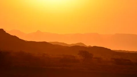 Landscape of namibia Dessert Stock Photos