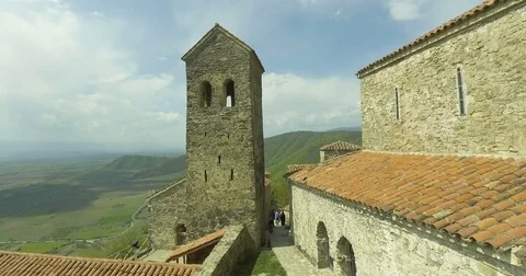 Landscape from Nekresi Monastery Video stock 75836970