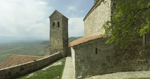 Landscape from Nekresi Monastery Video stock 75837243
