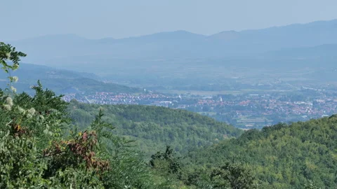 Landscape of North Macedonia in summer Stock Footage 344691589