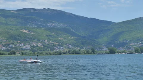 Landscape of North Macedonia in summer Stock Footage 345264382