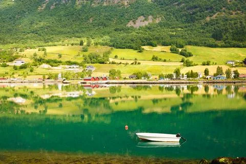 Landscape in Norway Stock Photos