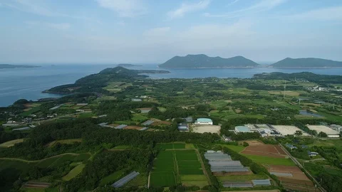 Landscape of the Ojika island Stock Footage 93497489