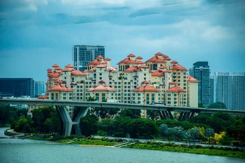 Landscape of outer Singapore Stock Photos