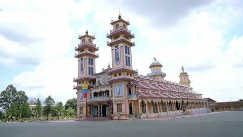 Landscape outside holy temple Stock Footage 155561166