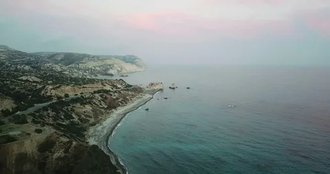 Landscape over the sea Stock Footage 91328603