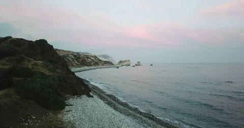 Landscape over the sea Stock Footage 91333705