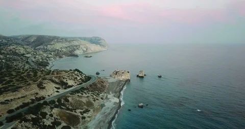 Landscape over the sea Stock Footage 91333740