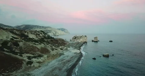 Landscape over the sea Stock Footage 91344506