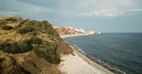 Landscape over the sea Stock Footage 91344953