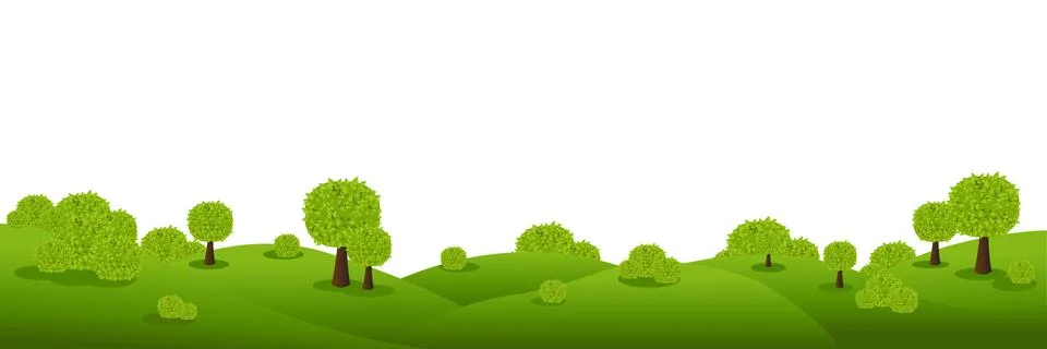 Landscape panorama Stock Illustration