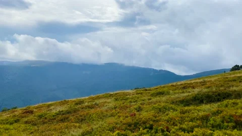 Landscape panorama in the mountains Stock Footage 205658428