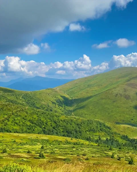 Landscape panorama in the mountains Stock Footage 205658722