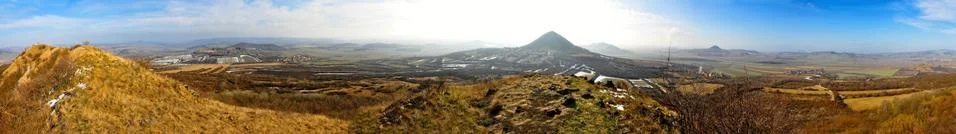Landscape panorama Stock Photos