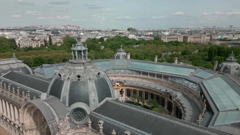 Landscape of Paris. Drone View rooftop Stock Footage 275911320