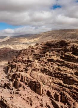 Landscape of Petra, Jordan Stock Photos