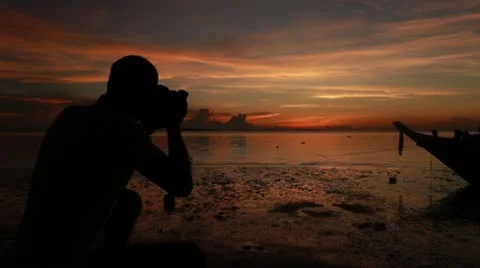 Landscape Photographer at Work Video stock 11308805