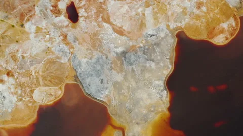 The landscape of the planet Mars Ural Mars Scene from the red planet Mars Stock Footage 158075342