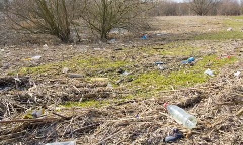 Landscape pollution Stock Photos