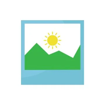 Landscape Portrait Image Stock Illustration