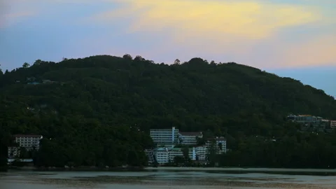 Landscape in Pucket Stock Footage 151027383