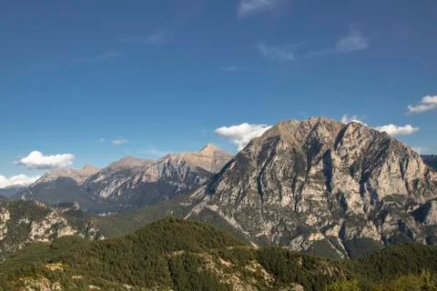 Landscape in the Pyrenees Stock Photos
