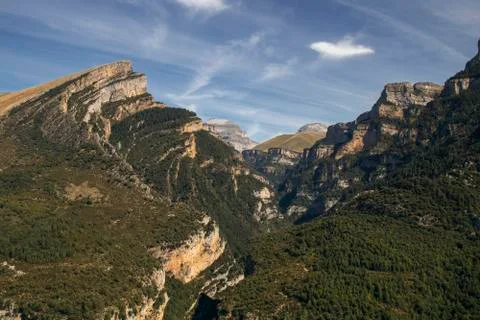 Landscape in the Pyrenees Stock Photos