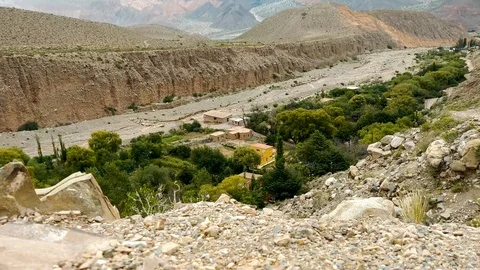 Landscape of red mountains Video stock 105926866